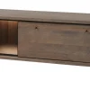 Evan - TV-Meubel Trevi - TV1 - K675Z - Gouden eik/Zwart - 132x54x50cm | Belga Meubelen Sale
