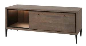Evan - TV-Meubel Trevi - TV1 - K675Z - Gouden eik/Zwart - 132x54x50cm | Belga Meubelen Sale
