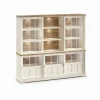 Evan - Wandkast Patio - DR1GL+WV6 - K468 - Lariks/Oude teak - 233x208x50cm | Belga Meubelen Hot