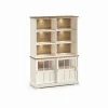 Evan - Wandkast Patio - DR4GL+WB9 - K468 - Lariks/Oude teak - 143x208x50cm | Belga Meubelen Hot
