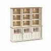 Evan - Wandkast Patio - DR2GL+WB7 - K468 - Lariks/Oude teak - 209x208x50cm | Belga Meubelen Sale