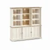 Evan - Wandkast Patio - DR2+WV7 - K468 - Lariks/Oude teak - 209x208x50cm | Belga Meubelen Hot