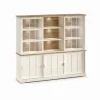 Evan - Wandkast Patio - DR1+WV6 - K468 - Lariks/Oude teak - 233x208x50cm | Belga Meubelen Hot