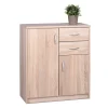 FIN - Commode Kiel 3 - Lichte Eik - 74x85x35cm | Belga Meubelen Fashion