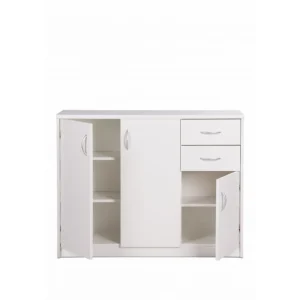 FIN - Commode Kiel 2 - Wit - 109x85x35cm | Belga Meubelen Discount