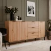 FIN - Dressoir Bantry - Eiken kleur decor - 180x88x39cm | Belga Meubelen Clearance