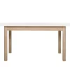 FIN - Eettafel Lund - Uitschuifbaar - Wit-Eik - 160/200x77x90cm | Belga Meubelen Hot