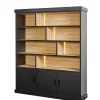 GBO - Bibliotheek Raphael - Nox - 177x221x40cm | Belga Meubelen Online