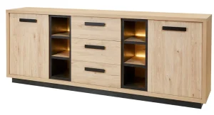 GBO - Dressoir Percy - Castella oak - 240x93x48cm | Belga Meubelen Clearance