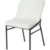 GBO - Eetkamerstoel ST2301-4 - Boucle - Wit - 50x40x51cm | Belga Meubelen Online