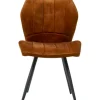 GBO - Eetkamerstoel ST1909-4 - Stof - Cognac - 51x46x45cm | Belga Meubelen New