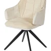 GBO - Eetkamerstoel ST2306-2 - Stof - Zand - 54x38x50cm | Belga Meubelen Clearance