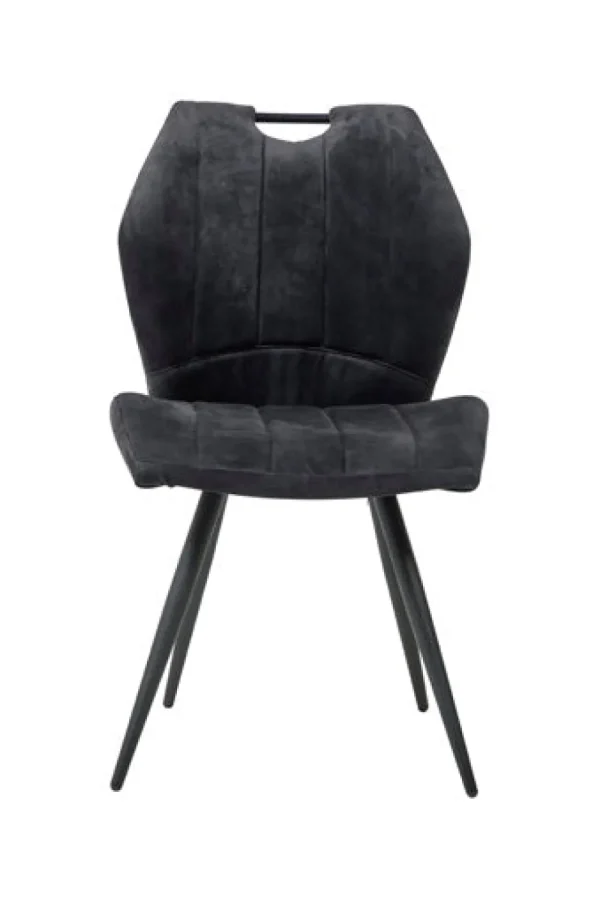 GBO - Eetkamerstoel ST1909-4 - Stof - Grijs - 51x46x45cm | Belga Meubelen Best
