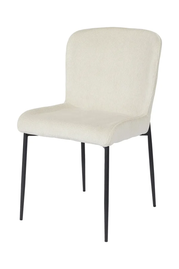 GBO - Eetkamerstoel ST2308-2 - Stof - Beige - 50x38x48cm | Belga Meubelen Fashion