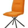 GBO - Eetkamerstoel ST1918 - Stof - Oranje - 46x46x49cm | Belga Meubelen New