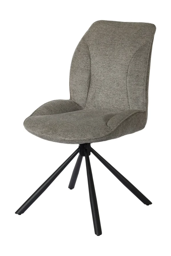 GBO - Eetkamerstoel ST2309-2 - Stof - Grijs- 46x44x50cm | Belga Meubelen Sale