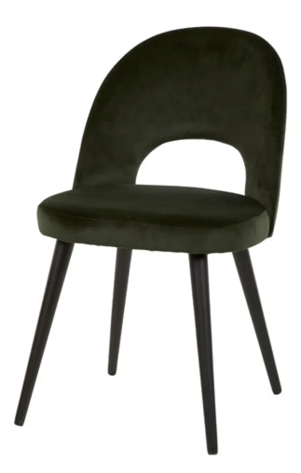 GBO - Eetkamerstoel ST2002 - Stof - Groen - 46x40x49cm | Belga Meubelen Best
