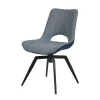GBO - Eetkamerstoel ST2311-2 - Stof - Lichtblauw - 46x41x50cm | Belga Meubelen New