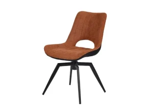 GBO - Eetkamerstoel ST2311-2 - Stof - Cognac- 46x41x50cm | Belga Meubelen Sale