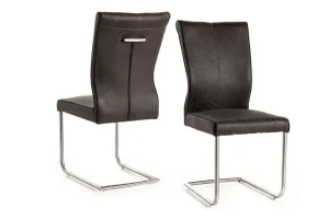 GBO - Eetkamerstoel ST1601 - Stof - Blauwgrijs - 46x53x53cm | Belga Meubelen Best