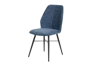 GBO - Eetkamerstoel ST2313-2 - Stof - Blauw - 46x43x50cm | Belga Meubelen Fashion