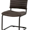 GBO - Eetkamerstoel ST2006 - Stof - Antraciet - 53x38x54cm | Belga Meubelen Clearance