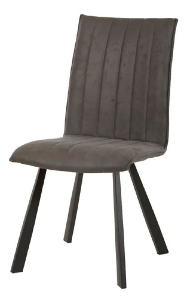 GBO - Eetkamerstoel ST2008 - Stof - Antraciet - 44x47x46cm | Belga Meubelen New