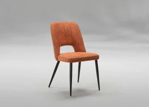 GBO - Eetkamerstoel ST2204 - Stof - Koper - 49x42x52cm | Belga Meubelen Fashion