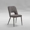 GBO - Eetkamerstoel ST2204 - Stof - Antraciet - 49x42x52cm | Belga Meubelen Sale