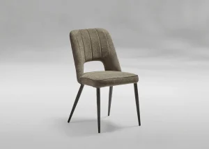 GBO - Eetkamerstoel ST2204 - Stof - Groen - 49x42x52cm | Belga Meubelen Best