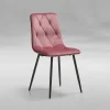 GBO - Eetkamerstoel ST2209 - Stof - Roze - 40x43x44cm | Belga Meubelen Best