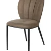 GBO - Eetkamerstoel ST2211 - Stof - Bruin - 49x39x55cm | Belga Meubelen Fashion