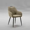 GBO - Eetkamerstoel ST2203 - Stof - Groen - 50x43x52cm | Belga Meubelen Best
