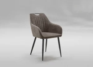 GBO - Eetkamerstoel ST2203 - Stof - Antraciet - 50x43x52cm | Belga Meubelen Sale