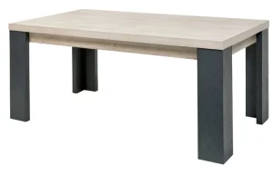 GBO - Eettafel Hercules - Beach Oak + Grey Rock - 180x77x100cm | Belga Meubelen Outlet