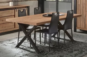 GBO - Eettafel Simon TF1915 - Scarlet oak - 170x100x76cm | Belga Meubelen Best