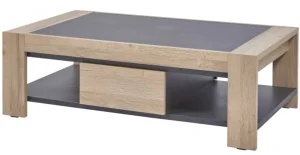 GBO - Salontafel Nelson SL1802 - French oak - 120x70x38cm | Belga Meubelen Outlet