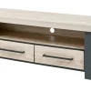 GBO - TV-Meubel Hercules - Beach Oak + Grey Rock - 140x50x45cm | Belga Meubelen Sale