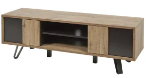 GBO - TV-Meubel Phenix - Scarlet aok/ Black - 156x51x45cm | Belga Meubelen Online