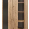 GBO - Vitrine Phenix - Scarlet oak/ Black - 101x173x45cm | Belga Meubelen Fashion