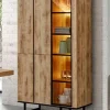 GBO - Vitrine Samson - Orca - 100x180x48cm | Belga Meubelen Online