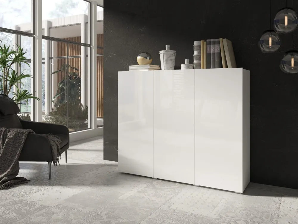 hm__barkast_delos_d__beto_0.webp HM - Barkast Delos 3D - Beton/Wit - Twee kleuren - 137x115x38cm | Belga Meubelen Fashion