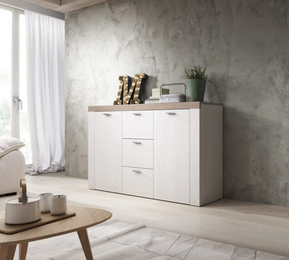 hm__dressoir_amy___drie_k_0.webp HM - Dressoir Amy 26 - Drie kleuren - 118x118x39cm | Belga Meubelen Outlet