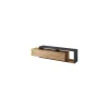 HM - TV-Meubel Bota - Eik/Antraciet - 219x52x45cm | Belga Meubelen Fashion