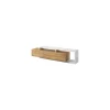 HM - TV-Meubel Bota - Eik/Wit- 219x52x45cm | Belga Meubelen Online