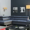 Hoeksalon Jet - Links - Kunstleder - Taupe- 255x82x295cm | Belga Meubelen Outlet