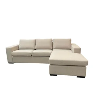 Hoeksalon Mila - Rechts - Stof - Beige - 265x88x160cm | Belga Meubelen Clearance