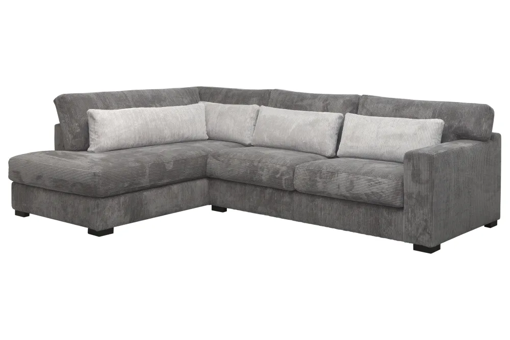 hoeksalon_sunshine__links_0.webp Hoeksalon Sunshine - Links - Stof - Grijs - 230x85x310cm | Belga Meubelen Hot