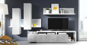 HVZ - Salontafel Bota - Wit/Marmerlook | Belga Meubelen New