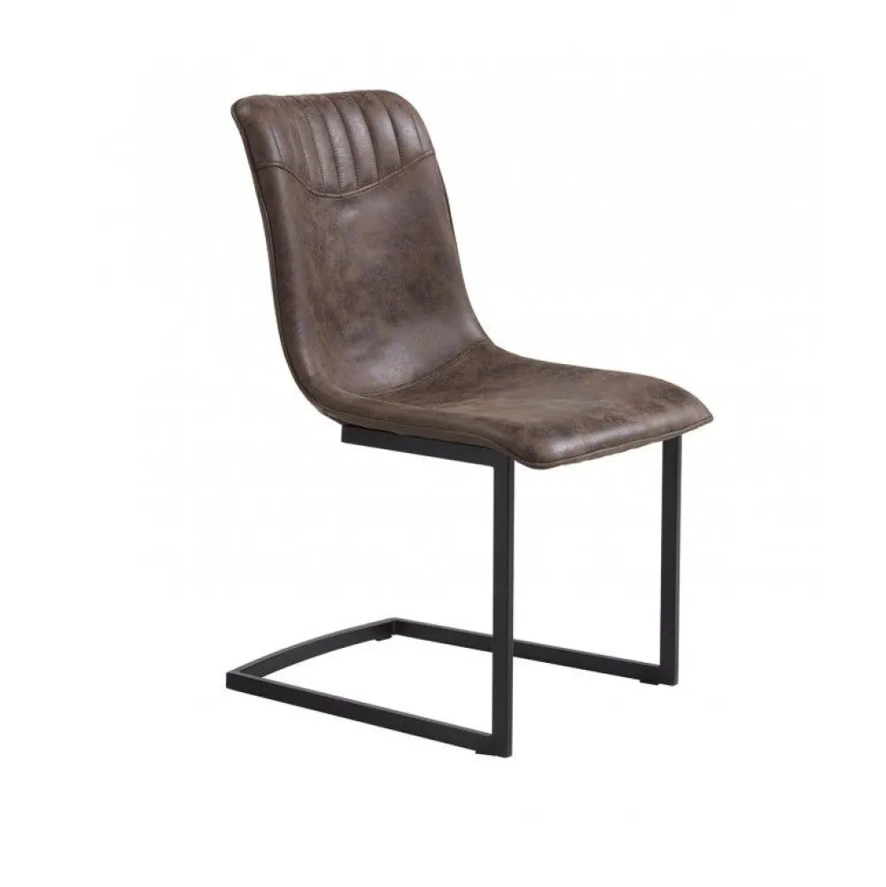 ide__eetkamerstoel_prince_0-1.webp IDE - Eetkamerstoel Prince - Stof - Bruin - 52x84x62cm | Belga Meubelen New